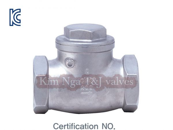 Van 1 chiều inox 394 ren 10k