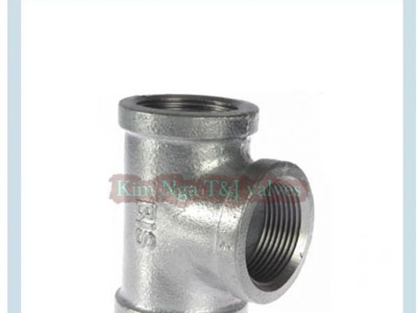 Tê đều ren gang mạ kẽm