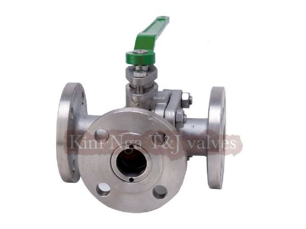 Van bi 3 ngã inox mặt bích 10K