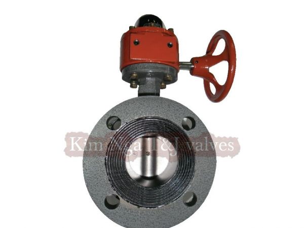 Van bướm gang dạng mặt bích 10K