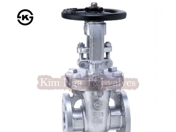 Van cửa thép mặt bích 10k