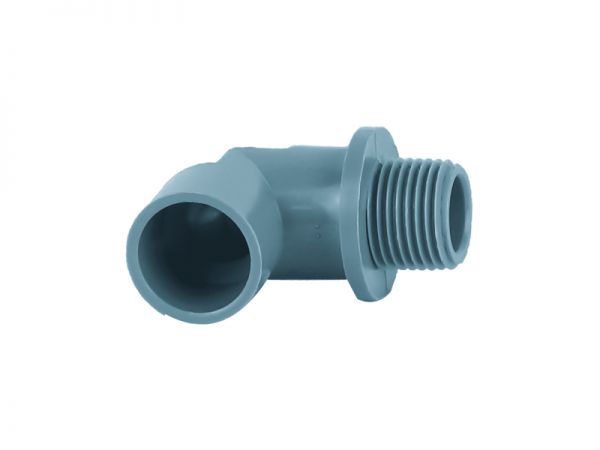 Nối góc 90° ren ngoài ống UPVC BS