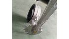Van bướm inox cao su tay gạt