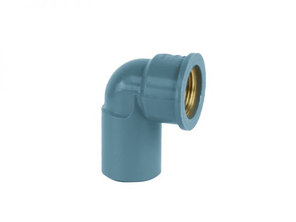 Nối góc 90° ren trong đồng ống UPVC BS