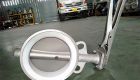 Van bướm inox teplon tay gạt