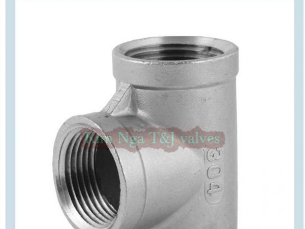 Tê đều ren inox