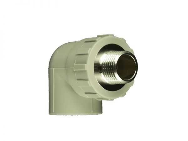 Nối góc 90° ren ngoài ống PP-R