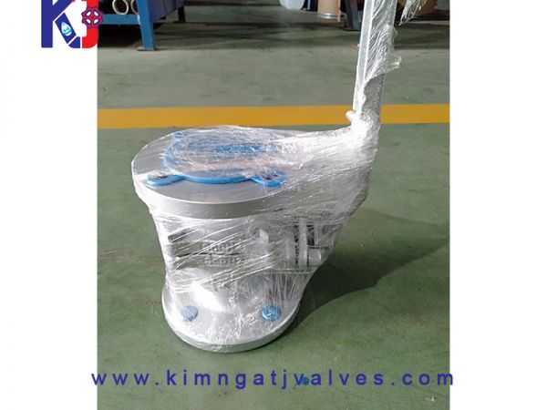 Van bi thép mặt bích