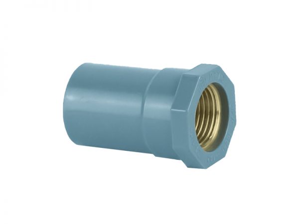 Nối thẳng ren trong đồng ống UPVC BS