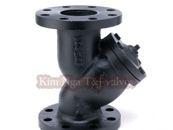 Y lọc gang mặt bích JIS 10K