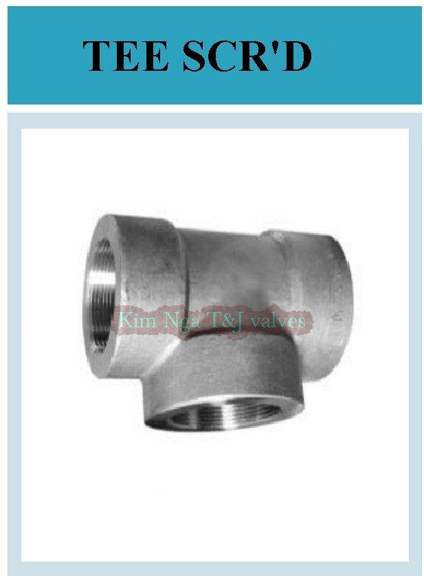 Tê giảm ren áp lực #3000 SCREW