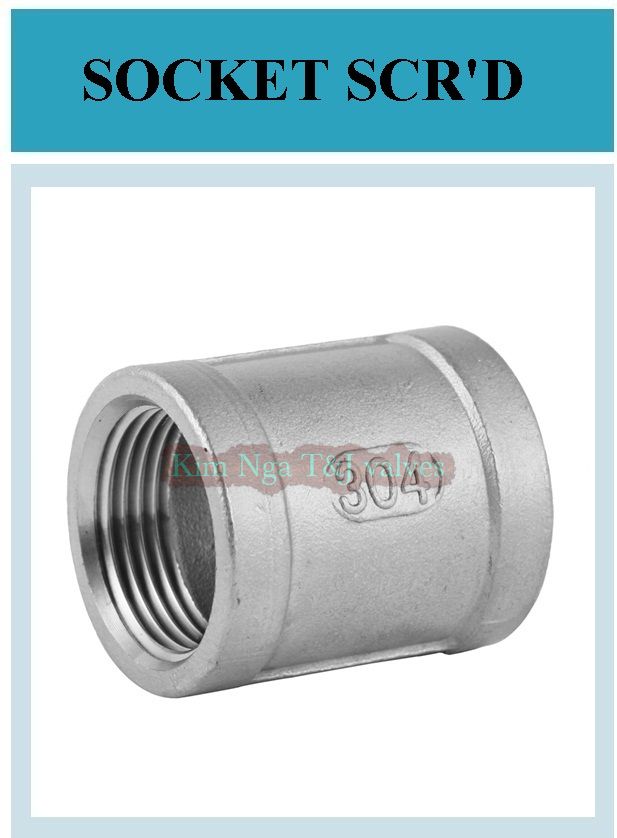 Măng sông ren inox