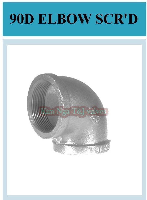 Co 90 độ ren gang mạ kẽm