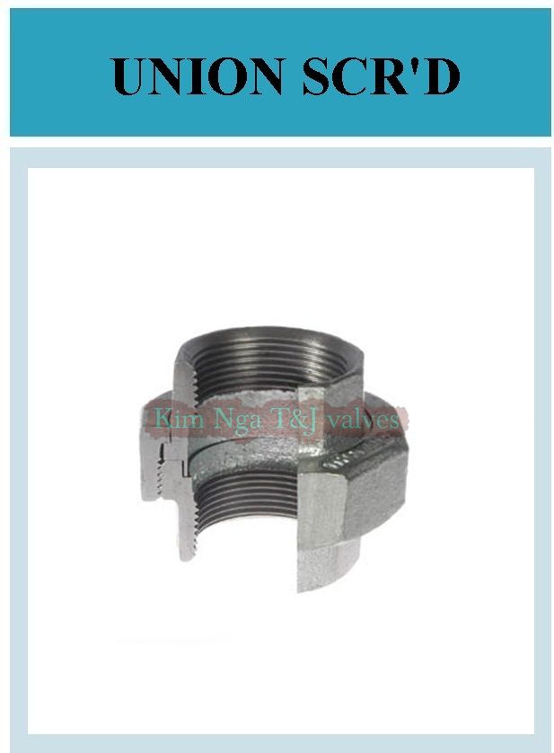 Rắc co ren gang mạ kẽm nước