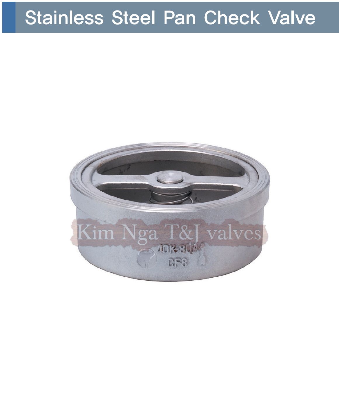 Van 1 chiều đĩa inox 10k