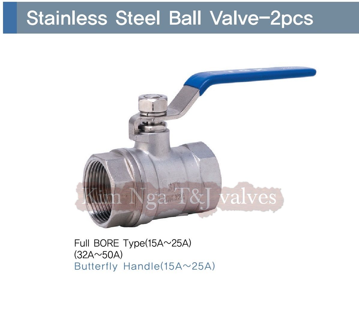 Van bi ren inox (2 Thân)