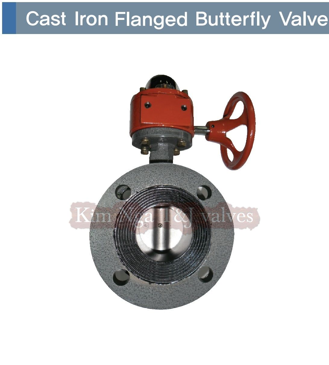 Van bướm gang dạng mặt bích 10K