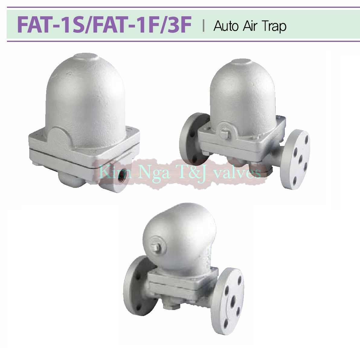 Van xả khí FAT-1S FAT-1F FAT-3F