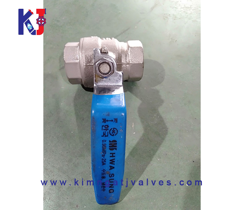 Van bi đồng mạ crom ren